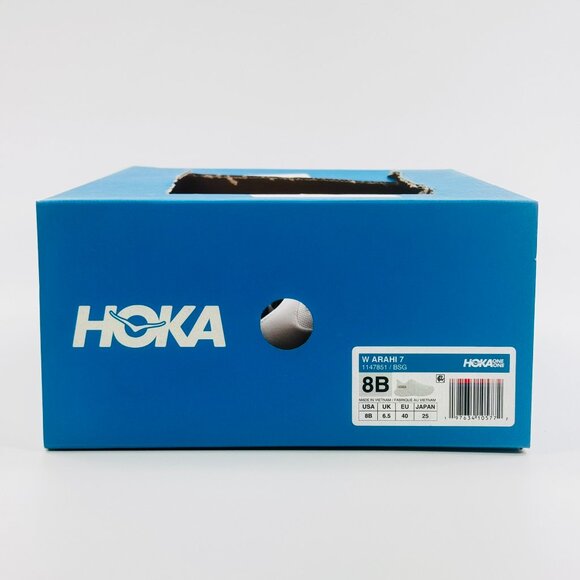 Hoka Women's Arahai 7 'Blanc De Blanc' 1147851-BSG Multi Size - Picture 8 of 12